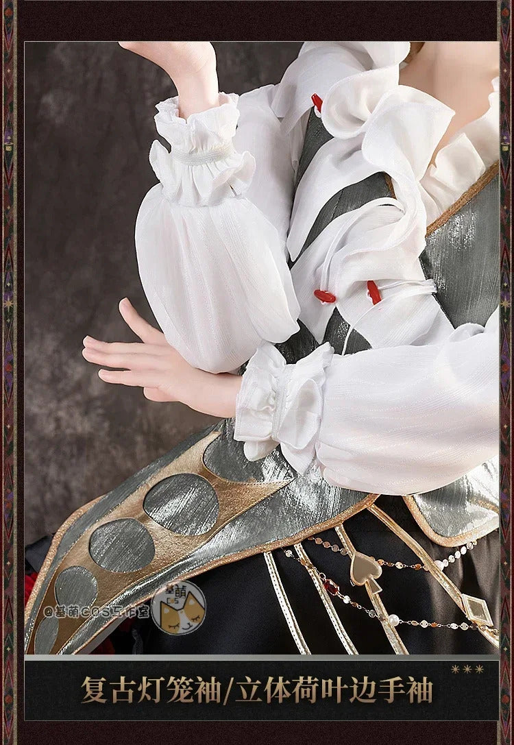 Reverse:1999 Melania Cosplay Costume Cosplay Costume Red and White Uniform Halloween Carnival Party Christmas Clothing
