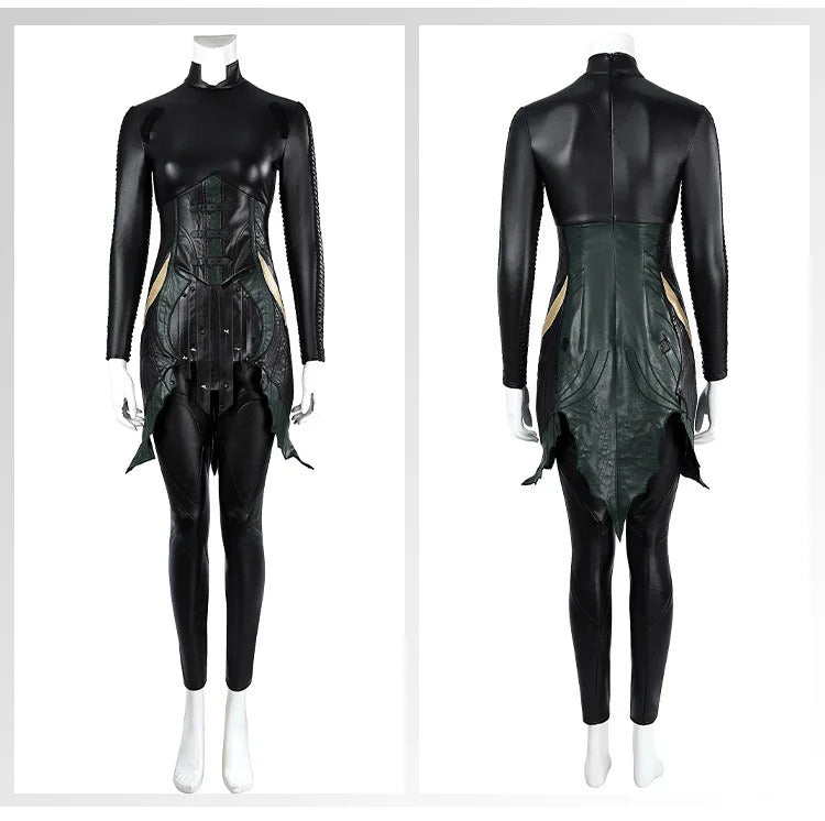 Game Baldur's Gate 3 Minthara Cosplay Costume Women Leathe Battle Suit with Accessories Halloween Carnival Party Outfits
