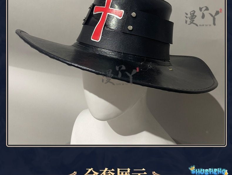 Identity V Cowboy Cosplay Costume Misfit Outfit Cowboy Cos Kevin Ayuso Hallowmas Carnival Disguies Party Costume