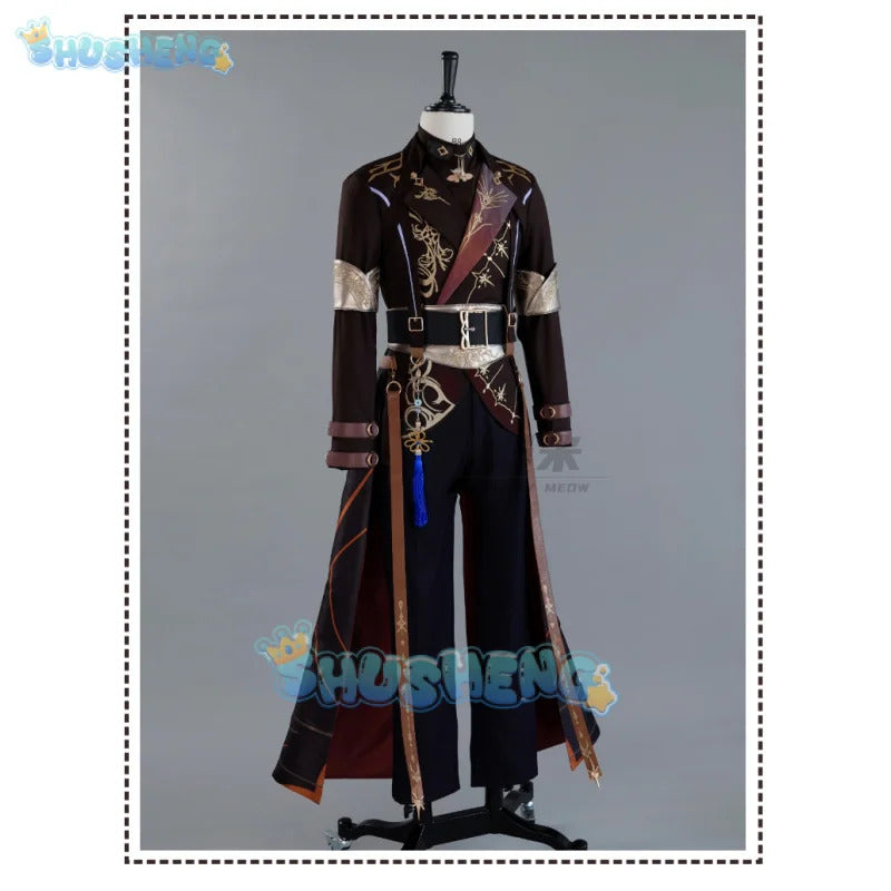 Love and Deepspace Xavier Cosplay Costume Black Hunting Uniform Halloween Party Women Men Props Shusheng