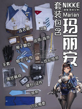 Nikke: Goddess of Victory Cosplay Marianne Costume Marian Women sexy bag buttocks skirt shirt tie hat socks Halloween uniform