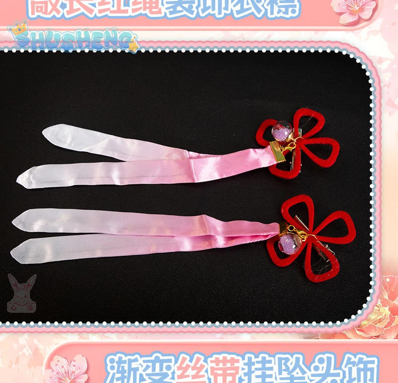 Anime Senren * Banka Tomotake Yoshino Cosplay Costume Party Christmas Witch Sweet Kimono Accessories Prop Woman Man Set S-XXL