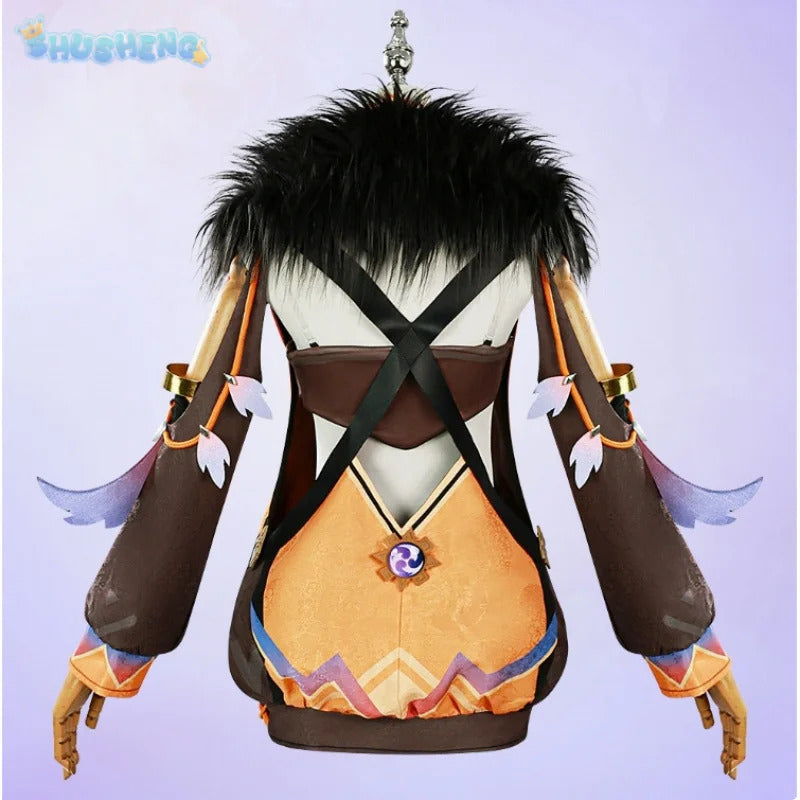 Shusheng-N New Game Genshin Impact Iansan Cosplay Costume Wig Shoes Props accessories dresses Halloween carnival sweet Woman Iansan uniform