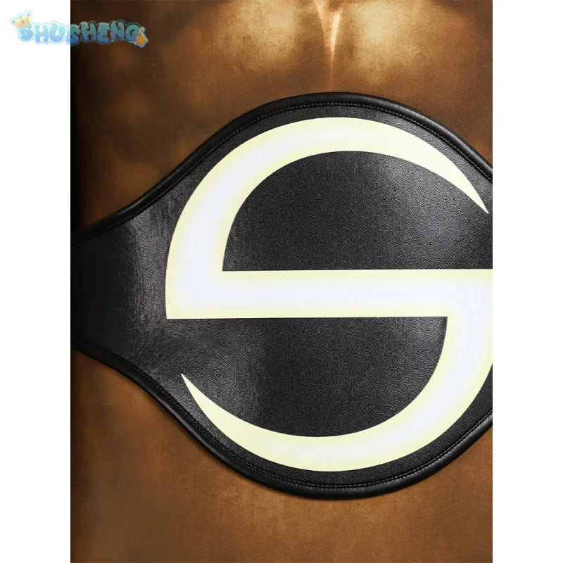 Movie Sentry Robert Reynolds Cosplay Thunder cos bolts Costume Jumpsuit waist cover cloak hand guard set Halloween Man uniform