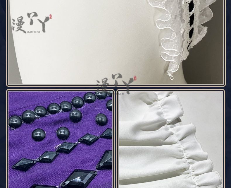 Game Reverse:1999 Tuesday Christine Cosplay Costume St. Pavlov Foundation Deep Purple Maid Dress Woman Sexy Cute Party Suit