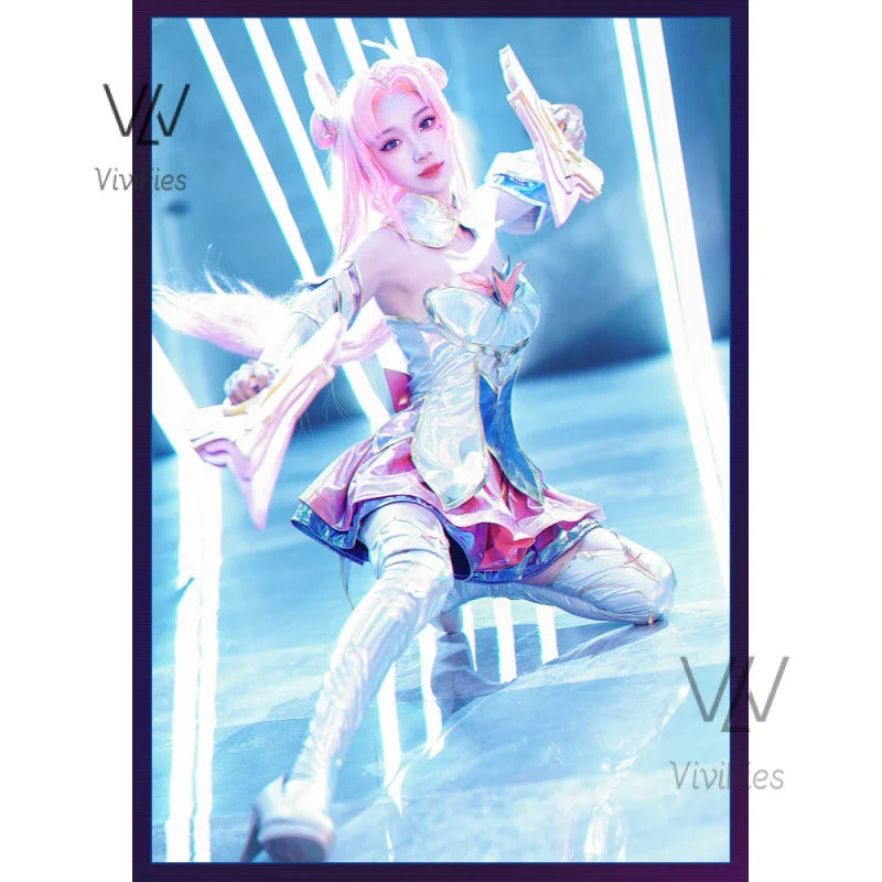 Star Guardian Kaisa Cosplay League of Legends/LOL: Star Guardian Kai'Sa SG Costume Ahri Akali Halloween Costumes