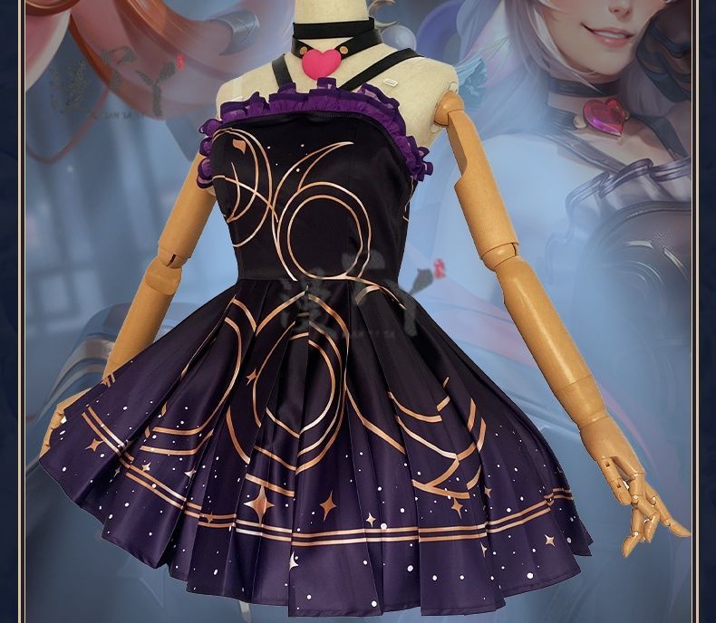 Game Honor of Kings Cos ShaoSiyuan Cosplay Costume Wig wide sleeves Sexy slim women Halloween
