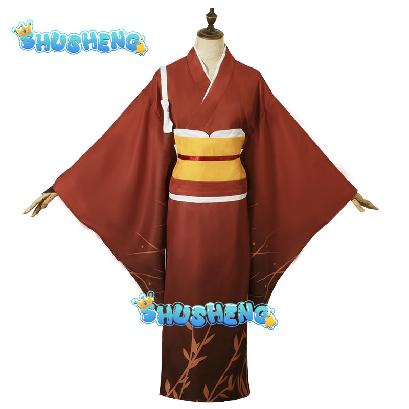 Anime Bungo Stray Dogs Kyouka Izumi Cosplay Costume Wig Yukata Kimono Outfits Wig Halloween Carnival Costumes for Women Girls