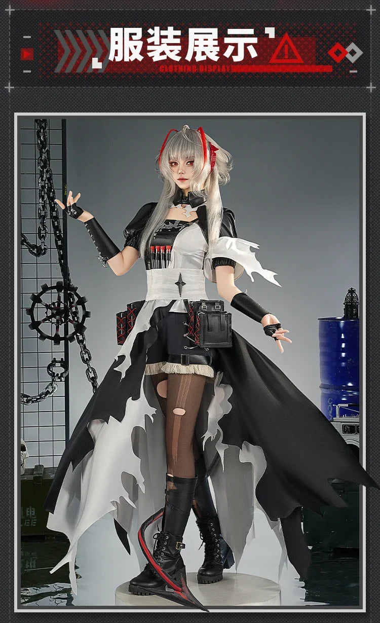 Game Arknights Wiš'adel Cosplay Costume W Supernova Uniform Halloween Carnival Party Christmas Play Role Clothes Clothing