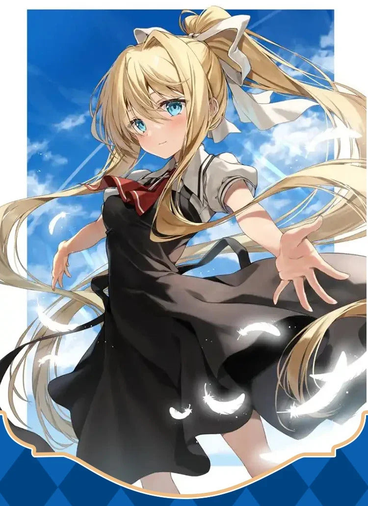 Anime AIR Kamio Misuzu cosplay Air costume tie, coat, socks, dress campus uniform Halloween party sweet JK woman man set S-XXL