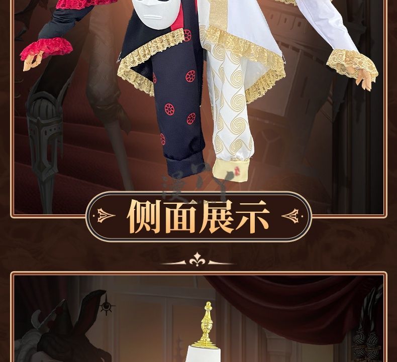 Weeping Clown Cosplay Game Identity V Joker Fashion Costume Anime Women Men Cute Suit Role Play Clothing Halloween Suit