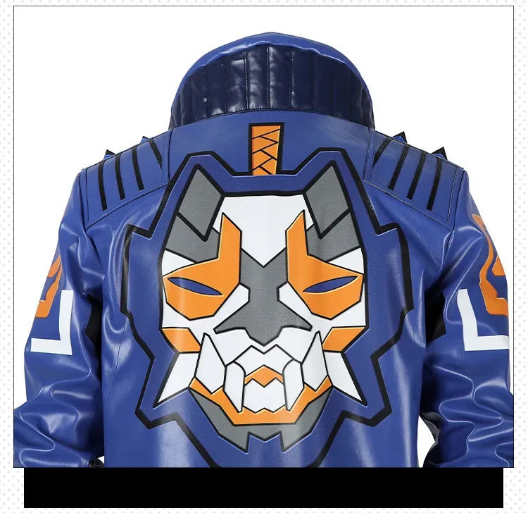 Shusheng-R Game Valorant Yoru Cosplay Men Costume Roleplay Fantasia Outfits Jacket Gloves Man Fancy Dress Up Party Clothes For Role Playing