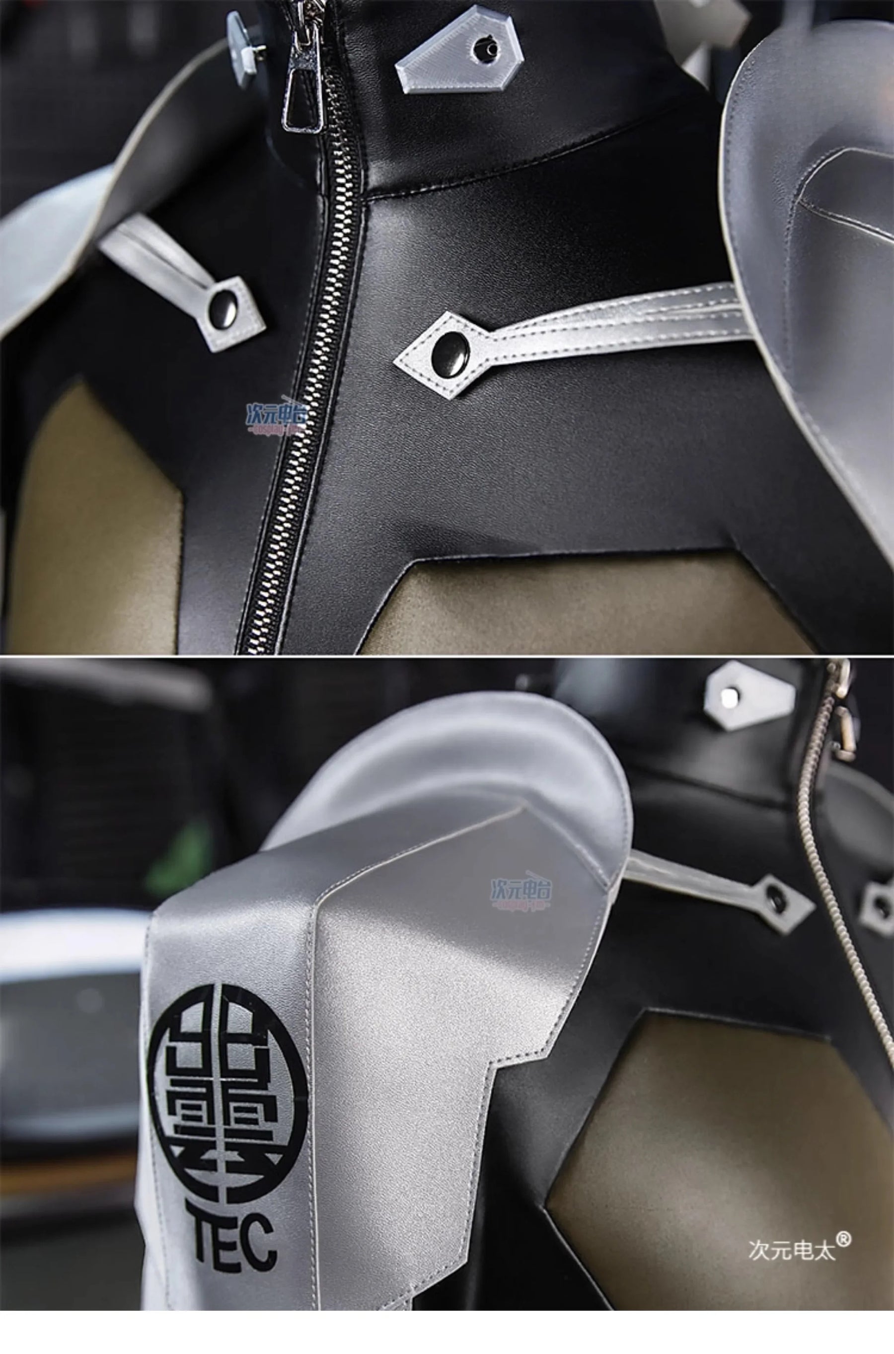 Kafka Hibino Kaiju Cos No. 8 Cosplay Costume Halloween party high-quality leather jumpsuit shoulder armor prop accessory set