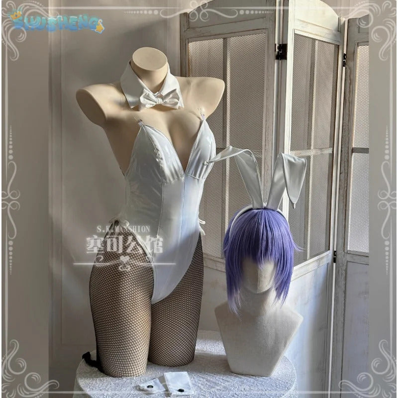 Suzumiya Haruhi No Yuuutsu Suzumiya Haruhi Nagato Yuki Asahina Mikuru cosplay costume Women Halloween sexy bunny girl jumpsuit