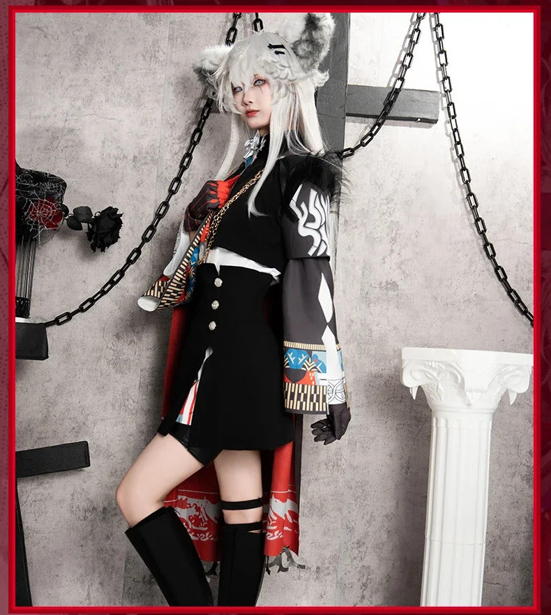 Arknights Lappland The Decadenza Cosplay Costume Uniform Halloween Carnival Party Christmas Play Role Clothes Clothing for Women