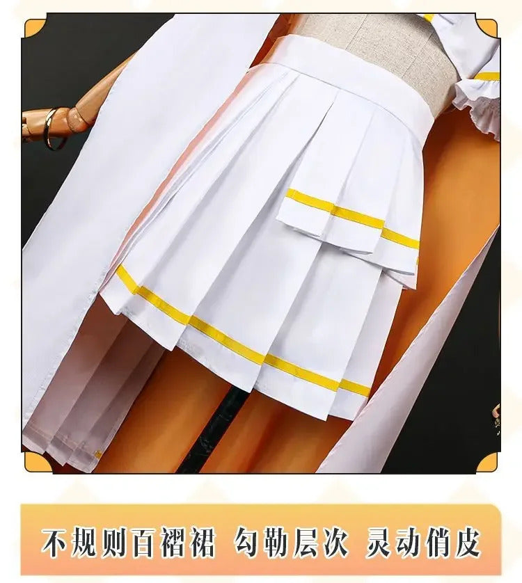 Mitsumata Choko Anime Maebashi Witches Cosplay Costume Top cloak skirt headwear socks hair clip Halloween JK sweet girl uniform