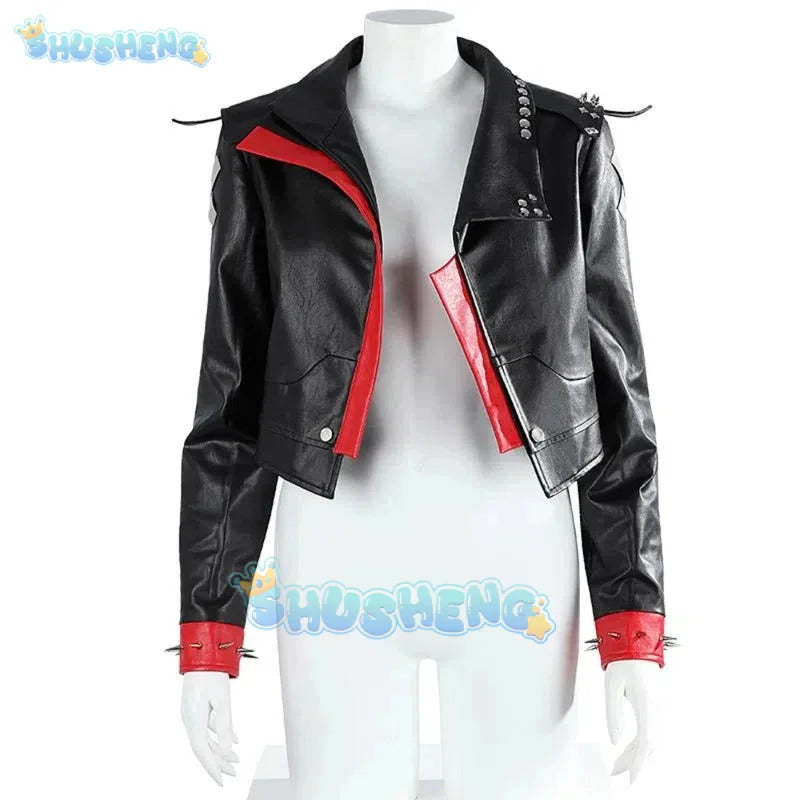 LoL Arcane:League of Legends 2 Vi Cosplay Costume Coat Uniform Hallowen Carnival Party Play Role Clothing for Women Shusheng
