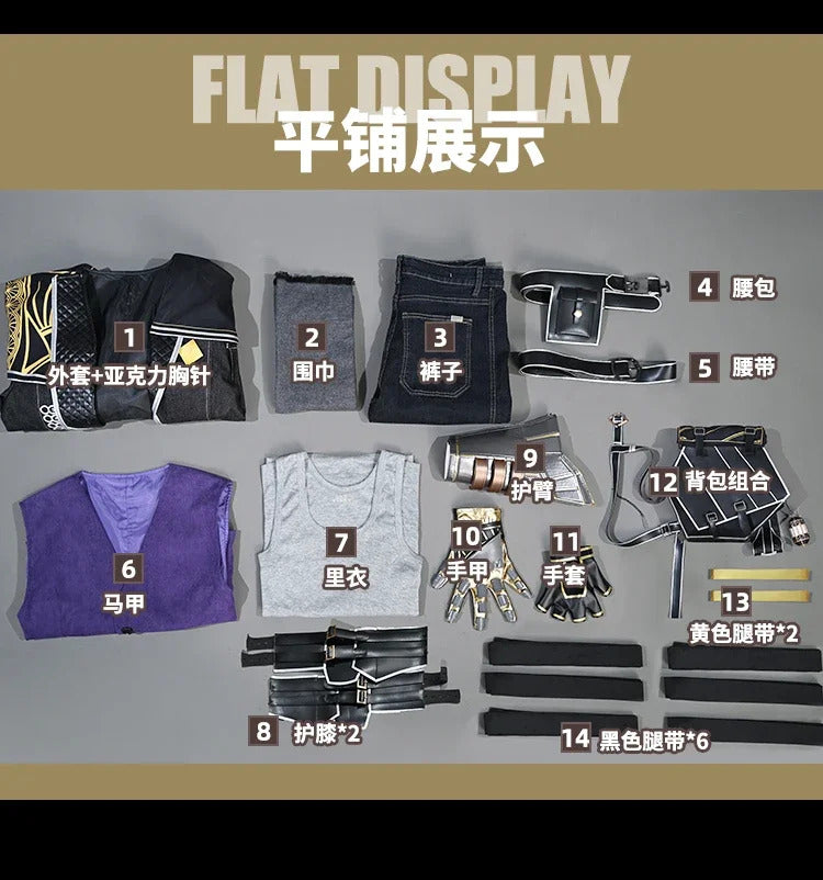 Game Clair Obscur:Expedition 33 Gustave Cosplay Costume Uniform Halloween Carnival Party Christmas Play Role Clothes Clothing
