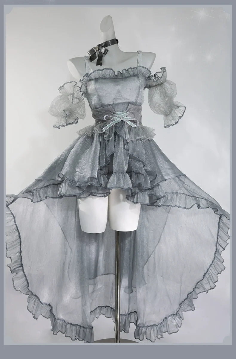 Goddess Of Victory: Nikke Cinderella Crystal Princess Cosplay Costume Cos Game Anime Party Uniform Hallowen Play Role Clothes
