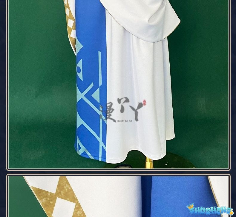 Six Cosplay Anime Reverse:1999 Cosplay Costume Prisoner 6 Dress 37 Cosplay DRESSES Cloak Headwear Uniform Set for Woman Man