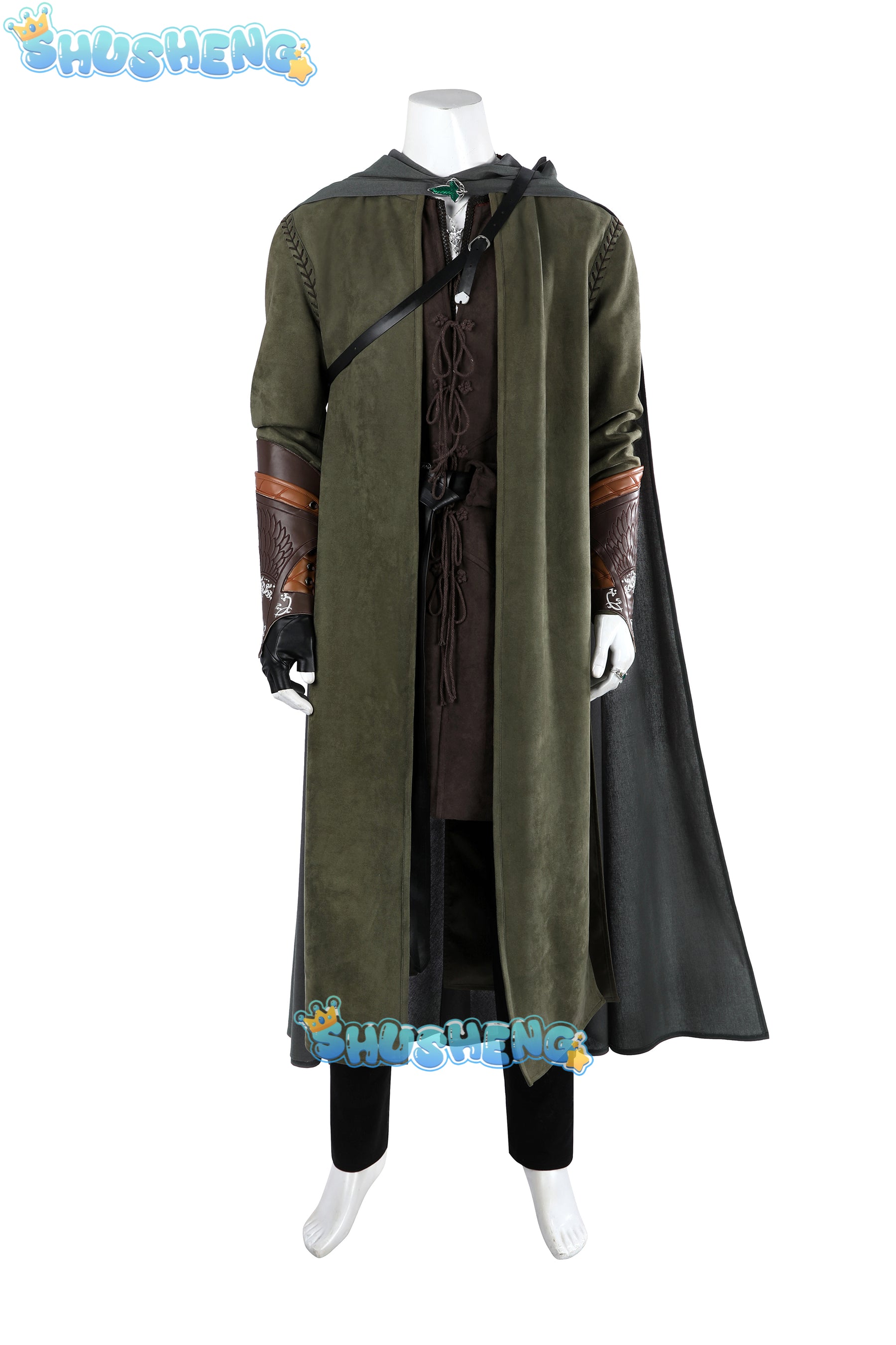 Movie Aragorn Cosplay Outfits Men's Aragorn Fighting Uniform Custom Made