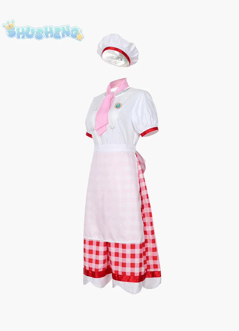 Princess Peach Pastry Chef cowboy ninja Swordsman detective kung fu cosplay Showtime! Costume Party Christmas Woman Man outfit