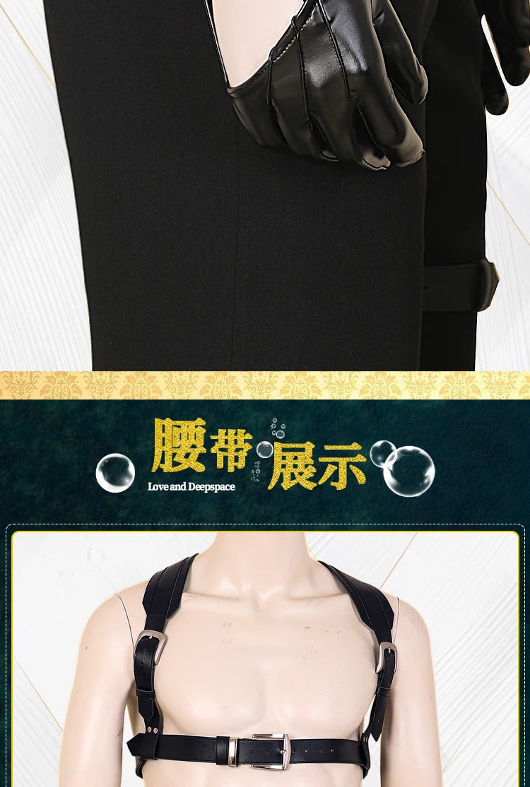 Love and Deepspace Xavier Sylus Rafayel Zayne Cosplay Costume Strict Restrictions Uniform Halloween Party Women Men Shusheng
