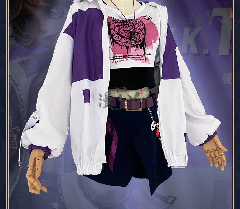 IdentityⅤTracy Reznik Mechanic BLK team Cosplay Costume Glasses Halloween Party Outfit Props Accessories for Boys Girls