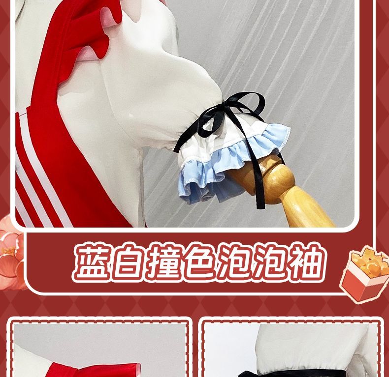 Identity V Grace Naiad Game Suit Sweet Lovely Maid Dress Cosplay Costume Halloween Party Role Play Outfit Women