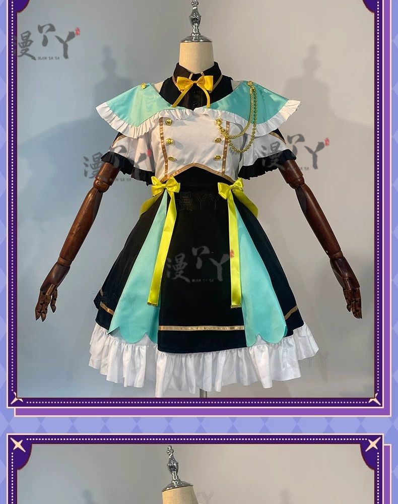 Lazulight Finana Elira Pomu Cosplay Costumes Vtuber Cosplay Dress Anime Clothing Halloween Party Uniforms