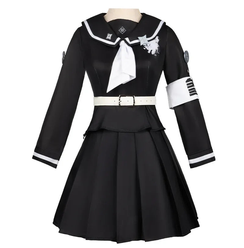 Amemiya Darumi Sizuhara Hiruko Sumino Takumi Omokage Yugamu The Hundred Line -Last Defense Academy cosplay Halloween costume set