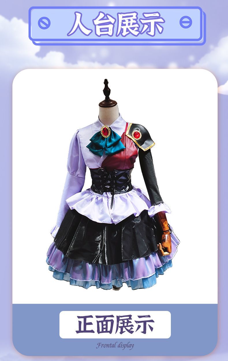 Anime Love, Chunibyo & Other Delusions Cosplay Takanashi Rikka Costume Wig hat eye mask socks Halloween sweet girl uniform