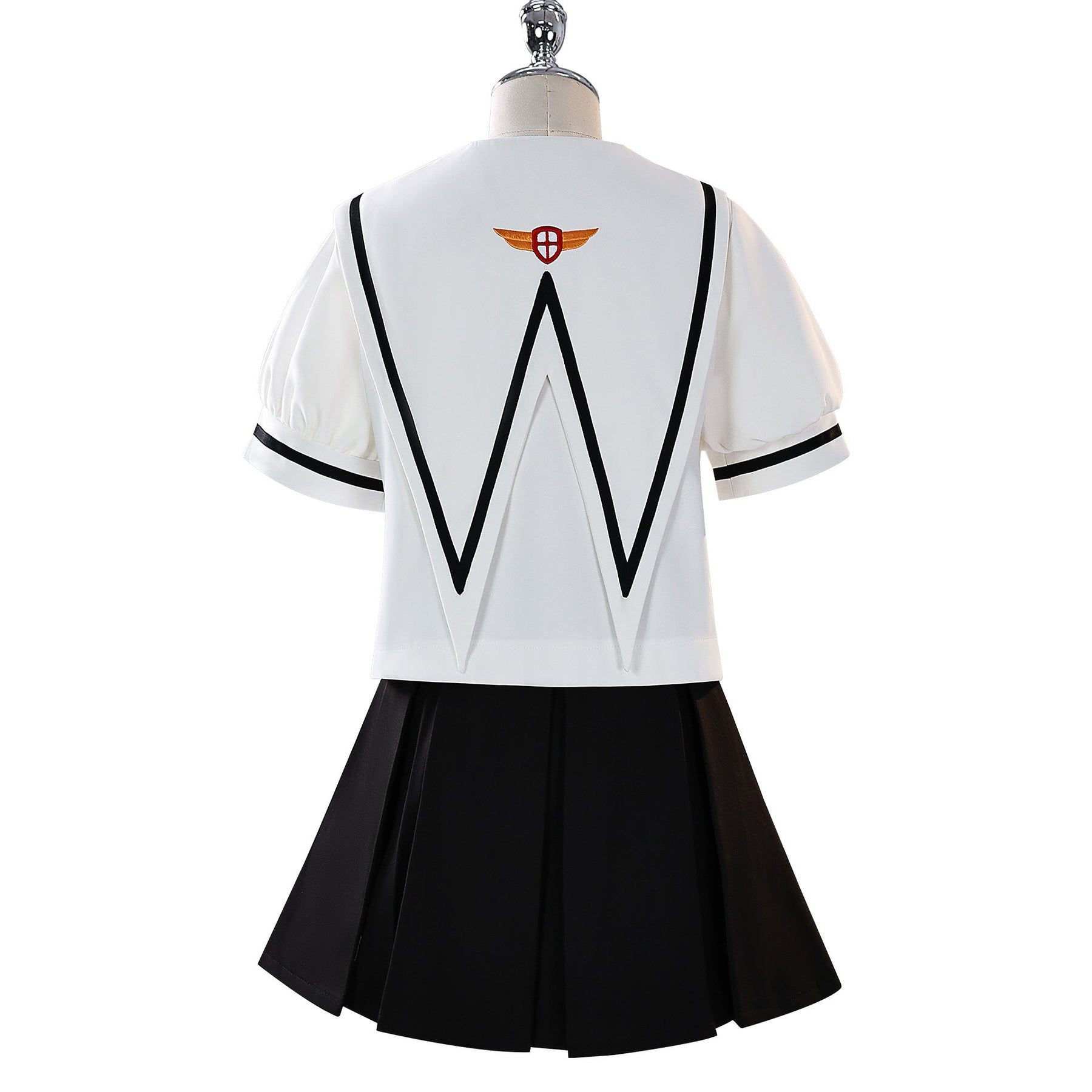Anime Magic Card Captor Cardcaptor Kinomoto Sakura Cosplay Costume Summer JK School Uniform Shirt Woman Lovely Campus Suit