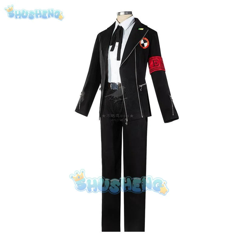 Yuuki Makoto Cosplay Costume Game Persona 3 High School Uniform Suits for Handsome Men Christmas Carnival Dress Party Shusheng