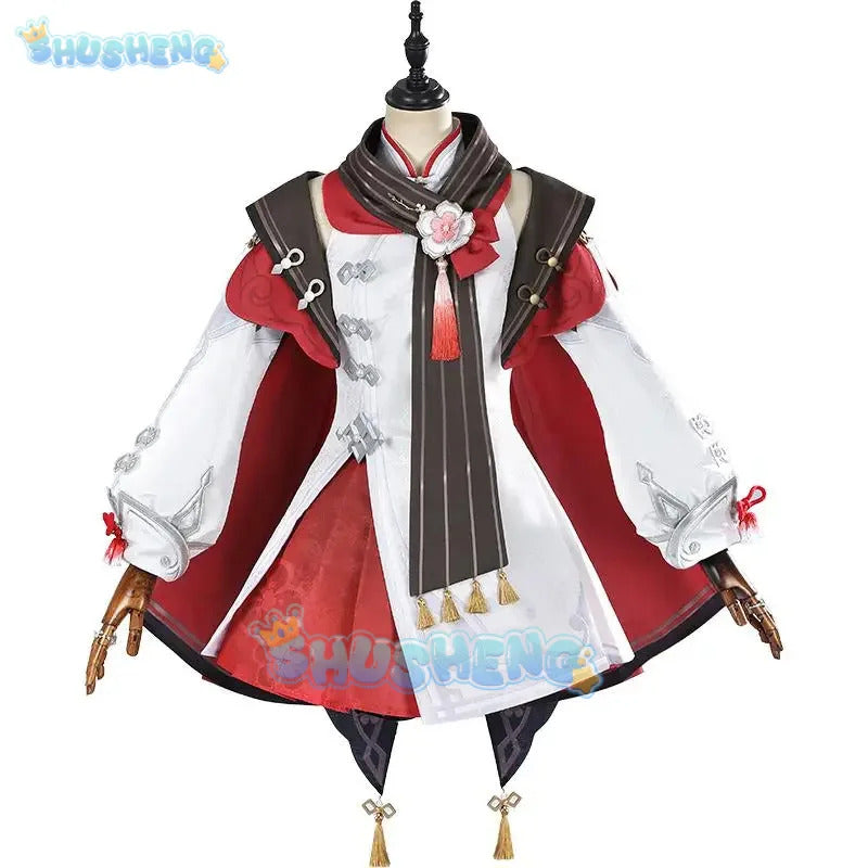 Genshin Impact Hu Tao Cosplay Costume Sea Lantern Festival Uniform Halloween Carnival Party Christmas Play Role Clothes Clothing