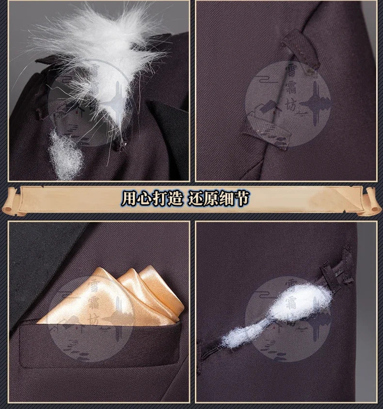Identity Ⅴ Norton Campbell Aesop Carl Cosplay Costume Embalmer Prospector Uniform Suit Thug Halloween Carnival Play Clothing