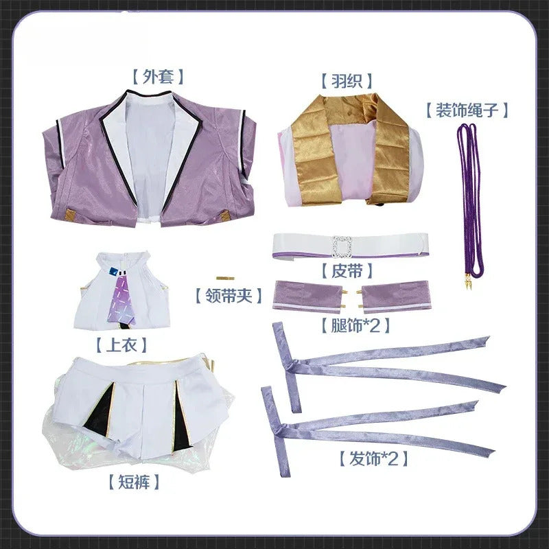 Game NIKKE:The Goddess of Victory Syuen Cosplay Costume Halloween Party New Coat Skirt Wig Prop Set Men Women Fashion Uniform