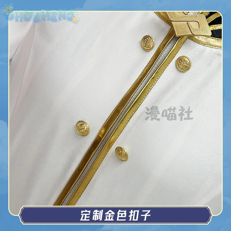 Regulus Corneas Cosplay Anime Re:zero Costume Fashionable and Handsome Set and Accessories Halloween Carnival Woman Men Uniform