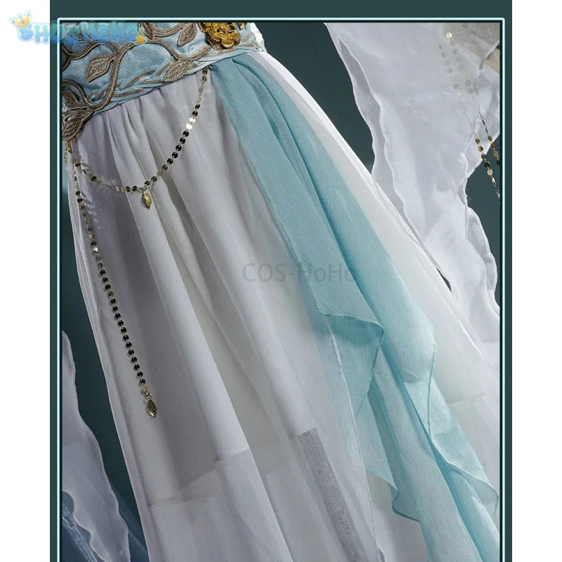 Shusheng-R Game Identity V Eli Clark Seer Cosplay The Prophet Of The Past Costume Halloween Party Dress waist headband prop Woman Man set