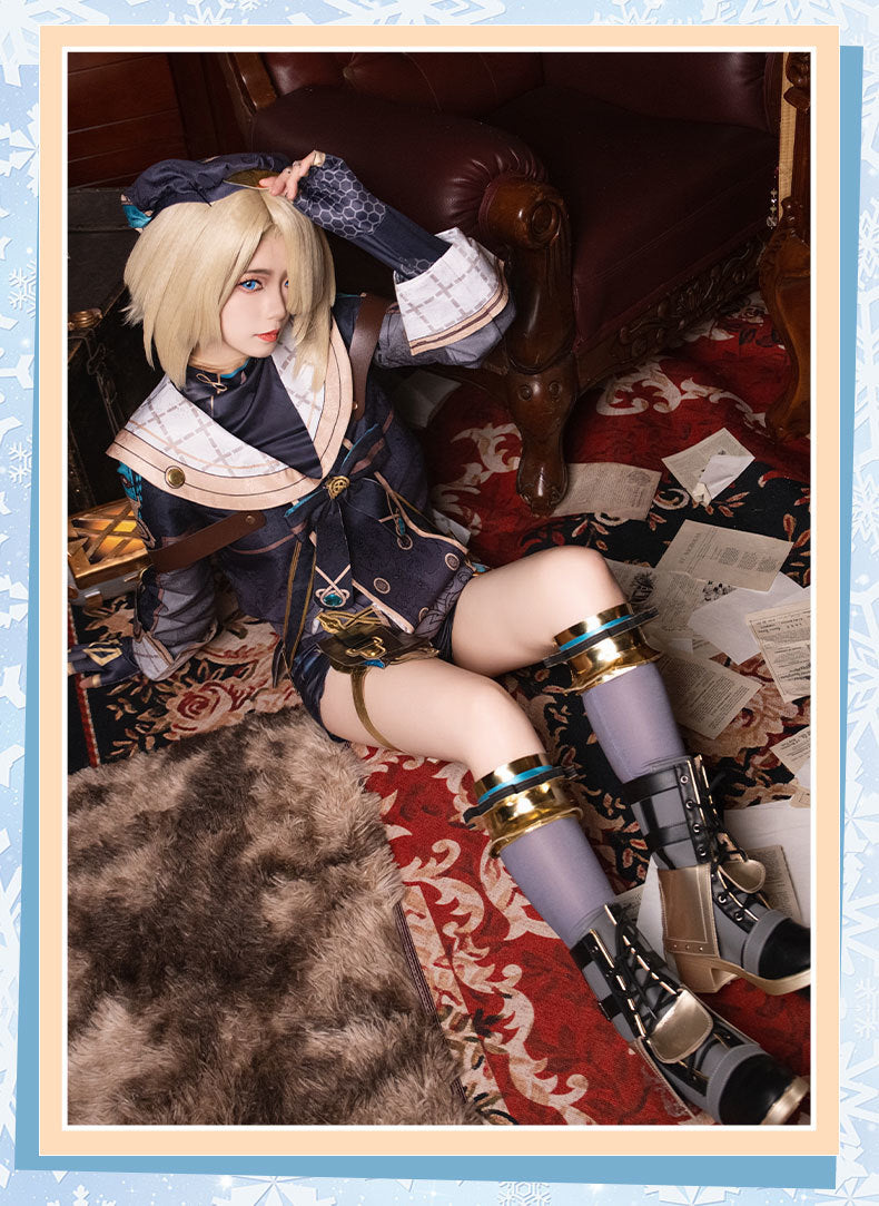 Genshin Impact Freminet Cos Men Dreaming Costume Game Anime Party Fontaine Uniform Hallowen Play Role Clothes Clothing New Skin