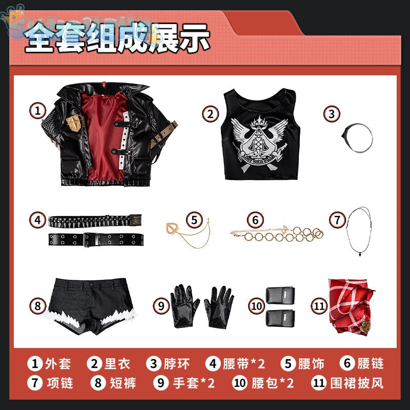 Shusheng-R Game Zenless Zone Zero Lucy Cosplay Costume Fashion Sweet Combat Uniforms Full Set Carnival Party Role Play Clothing New