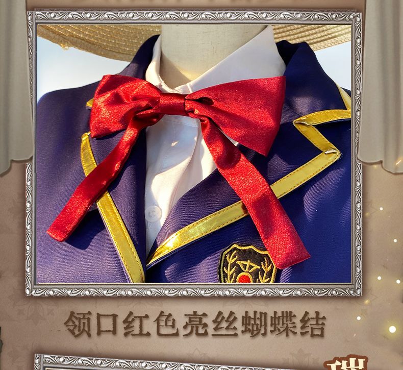 Game Identity V Doctor Emily Dyer Ivory Tower Cosplay Costume Women Dress Anime Outfit Halloween Party Roleplay Fullset