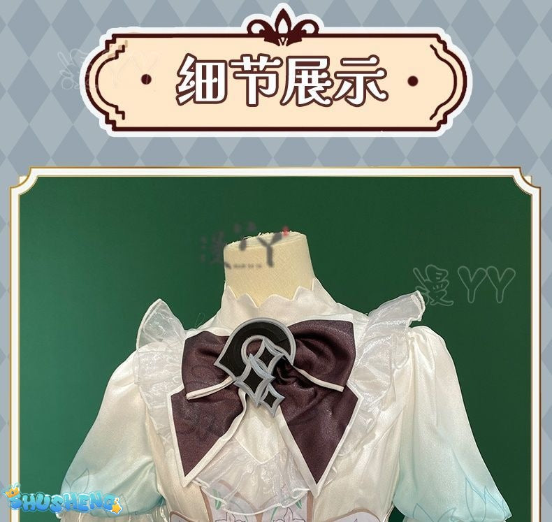 Dolia Cosplay Costume Game Honor of Kings Doria Costume Uniform Dress Headgear Set Duo Liya Role Play Clothing Women Dress