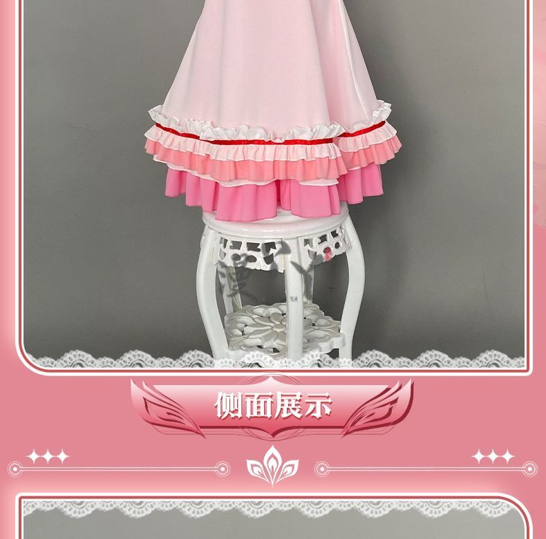 Anime Yosuga No Sora Kasugano Sora Cosplay Costume Girl Sweet Lolita Dress Pajamas Summer Nightgown Ruffle Nightwear Clothes