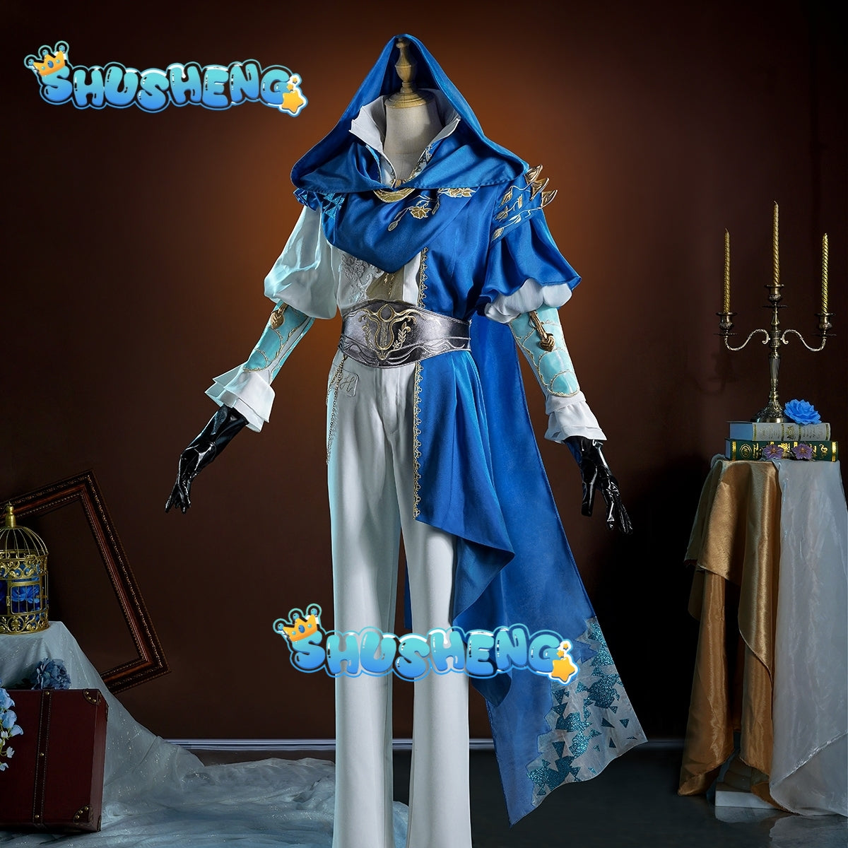 Game Identity V Naib Subedar Mercenary Cosplay Costume Cabinet Of Curiosity Skin Halloween Carniva Role Play Uniforms Clothing