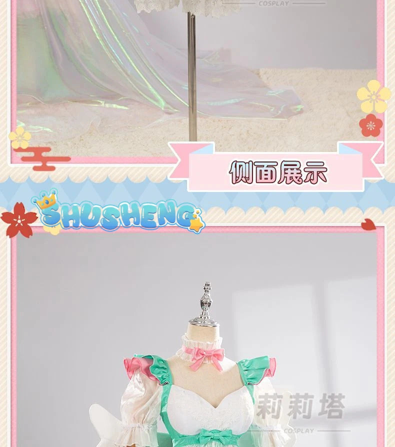 Miku cosplay cute princess Loli dress Miku wig play a full set of dresses for Christmas and Halloween