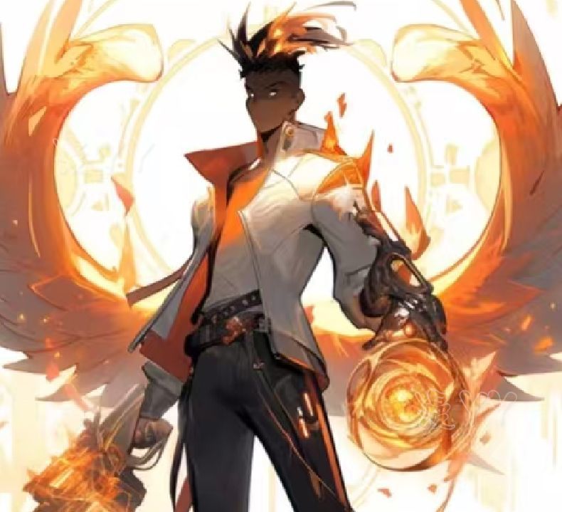 Game Valorant Phoenix Cosplay Costume Halloween Carnival Party Outfit