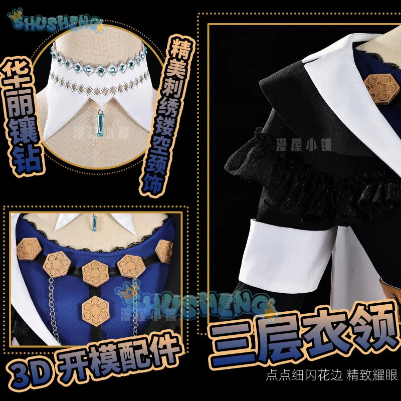 Arknights Phantomwhisper Melody Mostima Cosplay Costume Uniform Halloween Carnival Party Christmas Play Role Clothes Clothing