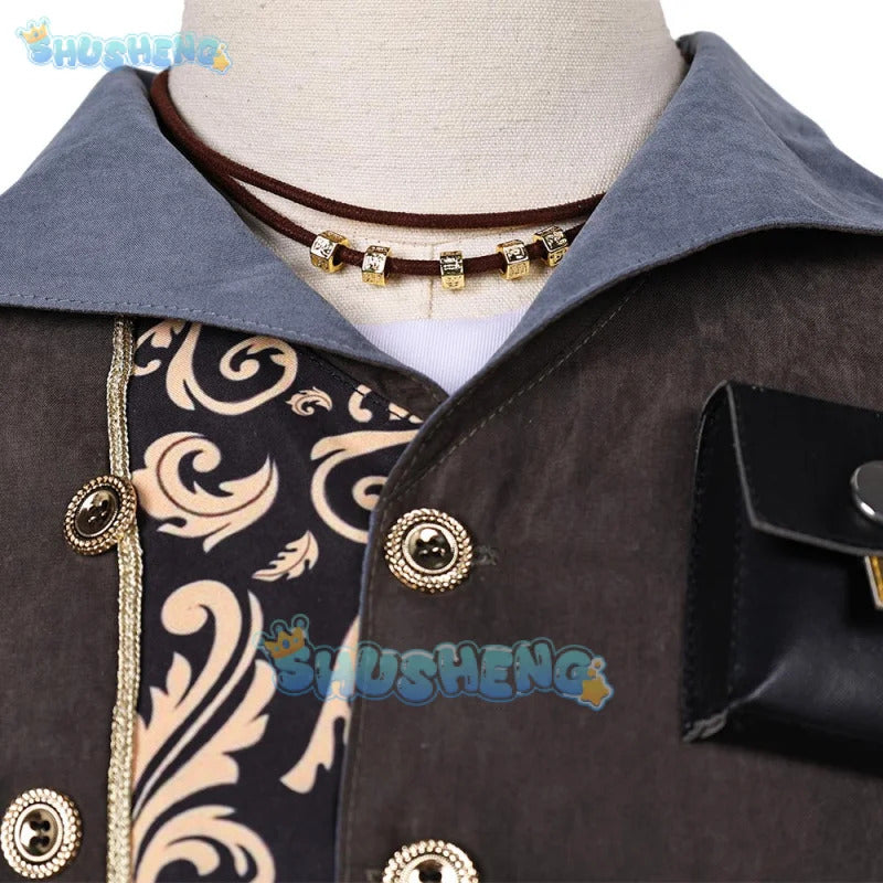 Arcane Isha Cosplay Costume Kids Uniform Halloween Carnival Party Christmas Play Role Clothes Clothing Shusheng