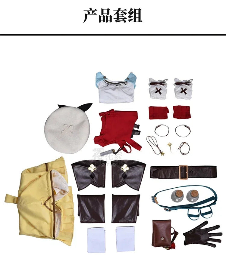 Game Atelier Ryza: Ever Darkness & the Secret Hideout Reisalin Stout Cosplay Costume Uniform Halloween Carnival Party Clothing